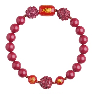 鸡鸣寺朱砂手串正品官方女款2026属马本命年手链男士