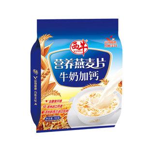 西牛牛奶燕麦片700g蛋白质速溶即食谷物懒人代餐学生早餐燕麦片