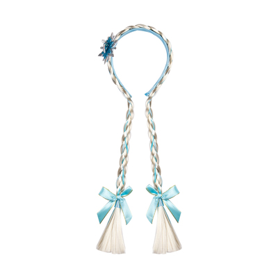 雪花假发辫子发箍儿童女爱莎公主