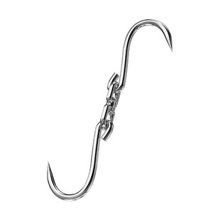 挂肉钩子不锈钢加粗挂钩杀猪勾子屠宰羊牛肉双钩猪肉吊钩卖肉铁钩