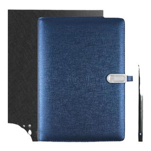 设计师AI智能绘图电子笔记本定制多功能A5加密指纹密码锁办公用会议记录本套装年会礼品定做礼盒logo纪念奖品