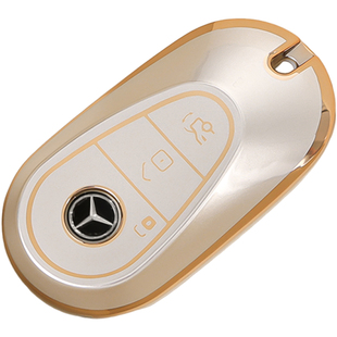 适用奔驰E300L钥匙套C260L车C200包GLC300L扣GLB220壳GLE350女EQE