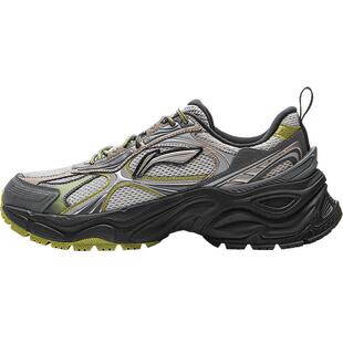 李宁星环丨休闲鞋男女冬季新款复古老爹鞋减震厚底增高跑步运动鞋