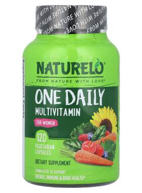 Naturelo女性复合维生素女士综合多维全食物有机果蔬营养