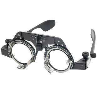 连云港天诺黄海牌验光纯钛试镜架TSP1575型钛金属材质瞳距可调