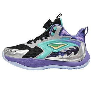 特步童鞋冬季新款正品男款实战耐磨篮球鞋男童减震回弹防滑运动鞋