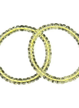 天然柠檬黄水晶盘珠手串时尚百搭