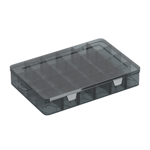 德力西零件收纳盒钻头物料配件分类批头电子元件配件小螺丝零件盒