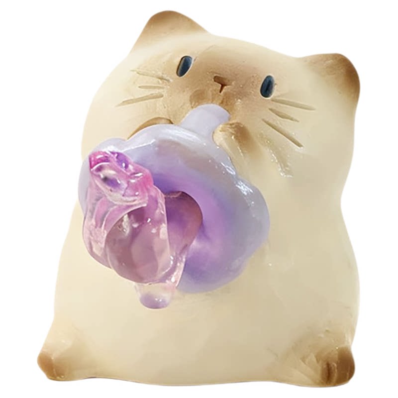 正版森之物猫猫pai生之盎然暹罗猫盲盒实摆件治愈系生日礼物女生