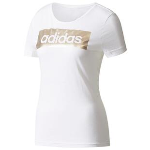 Adidas/阿迪达斯正品 夏季新款女子运动圆领套头短袖T恤 CD1981