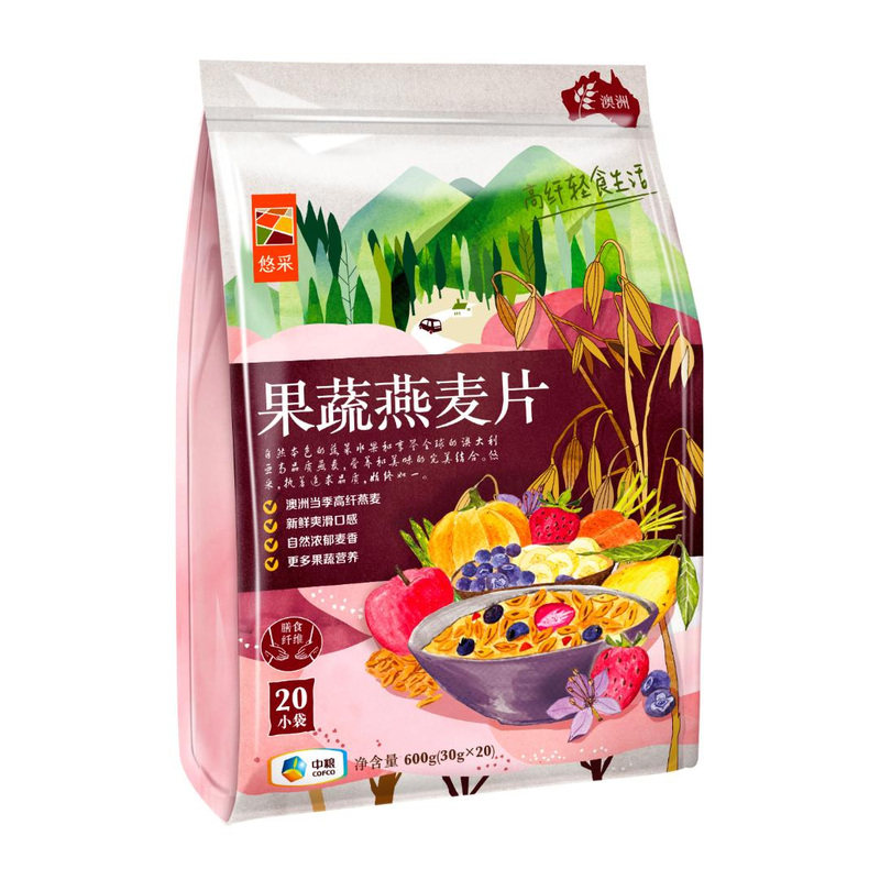 中粮悠采澳洲速溶果蔬燕麦片