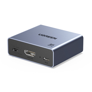 绿联hdmi音频分离器适用ps4/5转接电视8k高清线转接光纤spdif3.5aux音响arc/earc输出音频视频分离转换器2.1