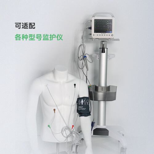 定制普迈思跨境出口心电监护仪推车MB101铝合金可升降轻巧耐用
