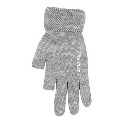 男女士针织毛线防滑保暖手套