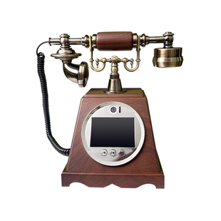 128G复古婚礼视频嘉宾留言簿视频祝福电话留言簿复古视频签到机