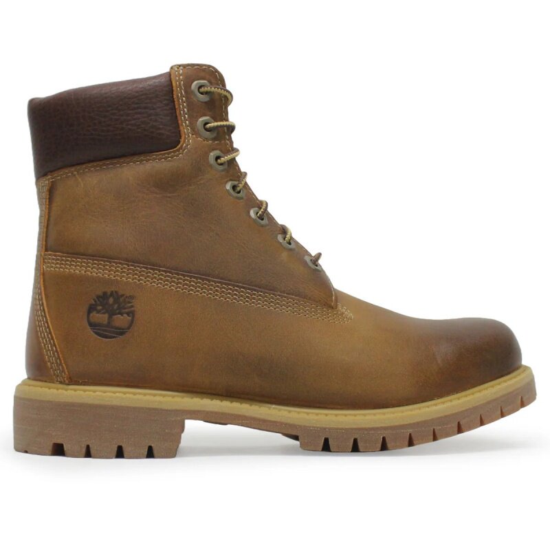 直邮加拿大代购Timberland/添柏岚6寸马丁高帮纯皮做旧大黄靴男鞋