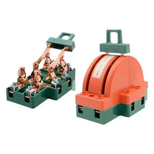 双向闸刀开关家用电瓶汽车单相二相1P-4P双电源切换开关电闸100A