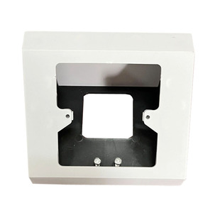 实验室86型插座盒PP塑料底盒试验台桌面岛式三角插座盒四位底盒