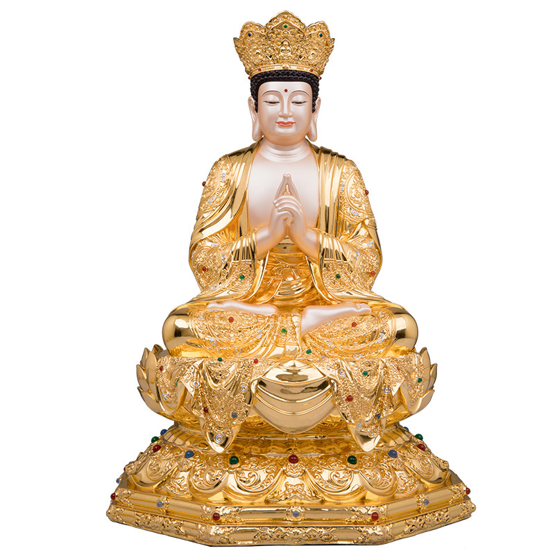 黄铜大日如来佛像寺庙供奉摆件