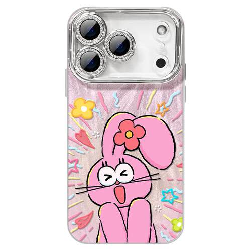 适用苹果17手机壳16女款iphone17pro保护套13mini潮se防摔11/12软外7plus硅胶8镜头膜16e高级14可爱max卜卜兔