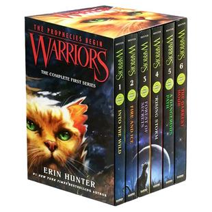 warriors猫武士 猫武士英文原版一二三四五六部曲正版合集Warriors The Prophecies Begin儿童课外阅读奇幻成长励志进阶章节桥梁书
