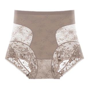 猫人蕾丝收腹内裤女10A抑菌裆高腰收小肚子不夹臀超薄三角短裤头A