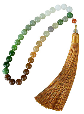 和田玉手链男款多宝念珠手持