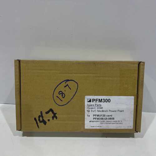 DIGSILENT PFM300-UI-0558 PFMU120 Card