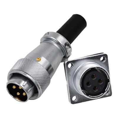 航空插头hs20插座2针3电源连接器