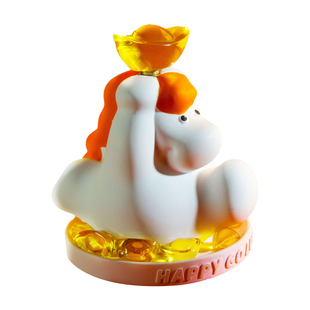 马上发财 |马年生肖新年礼物赚大钱好寓意扩香石香薰家居生日摆件