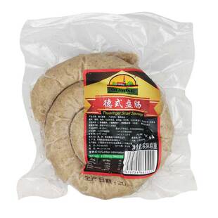 蜗牛肠Snail sausage德国盘肠1kg德式烟熏图林根香肠商用西餐食材