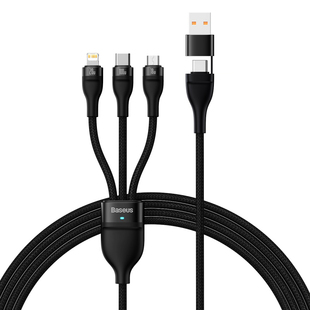 3 in 1 USB C Cable for iPhone 14 Pro 11 Charger Cable 100W
