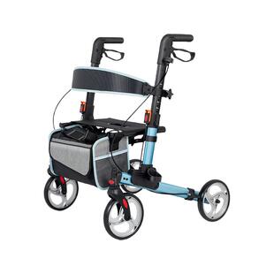 德国欧航助行器老人辅助行走康复专用手推代步助步车轮椅可推可坐
