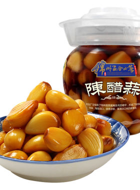 百合小菜陈醋蒜糖蒜大蒜泡菜下饭