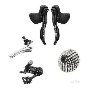 顺泰sensah公路车2X8速16速变速器手变前拨后拨兼容禧玛诺CLARIS