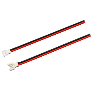 51005空对空插头航模小白头电池插头线硅胶线公母对插华科尔插头