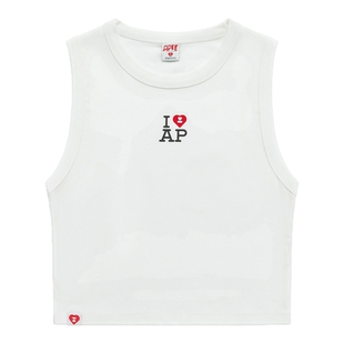 BAPE SS26 APEE by A BATHING APE女款字母印花无袖背心休闲百搭