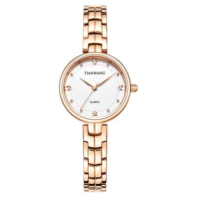 天王爱心时尚女士石英心形手表女款轻奢小众31387生日礼物盒女生