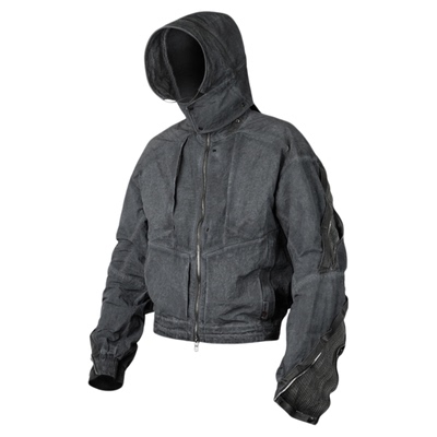 「讶梦」赛博朋克重装浸染轰炸机夹克多形态转换J58「侵蚀装备」