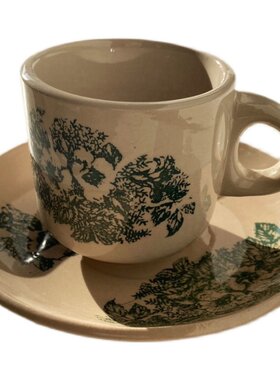 ins复古东南亚陶瓷咖啡杯