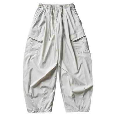 BM户外防水软壳冲锋裤工装阔腿裤