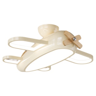 长虹飞机灯儿童房吊灯奶油风创意卡通护眼房间男孩女孩卧室吊灯