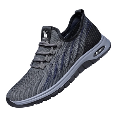 老人头网面运动鞋春季中年爸爸鞋