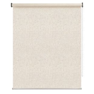 曼莎诺天然亚麻窗帘卷帘中式阳台厨房隔断帘半遮光遮阳帘餐厅客厅