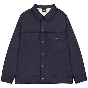 New Balance Grey官方男女冬季舒适休闲宽松翻领梭织外套AMJ45026