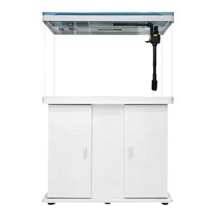 鱼缸带底柜客厅家用中小型免换水玻璃金鱼缸造景全套带氧气水族箱