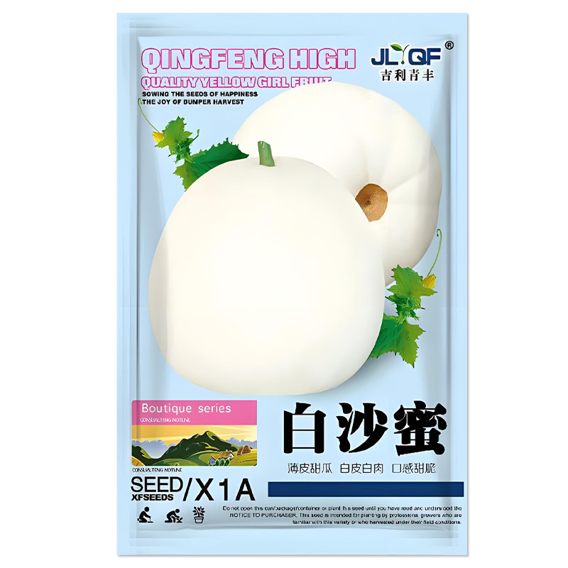 白沙蜜甜瓜种子大白皮香瓜种子