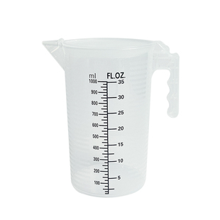 量杯带刻度奶茶店专用塑料量桶食品级家用烘培刻度量杯大容量商用