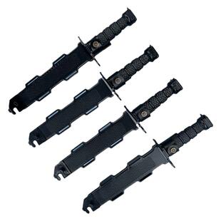 对抗训练95橡胶塑料刺刀仿真蓝波橡胶战术刀M9训练刀军训仿真比首