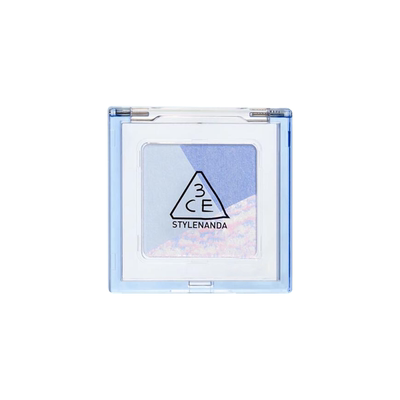 3CE方格眼影盘冰蓝色多巴胺韩系